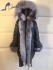 Moncler jacket fox fur 